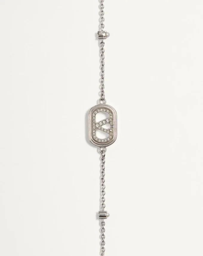 Brățară Vlogo Signature din metal, perle și cristale Swarovski® Brățară Vlogo Signature din metal, perle și cristale Swarovski®