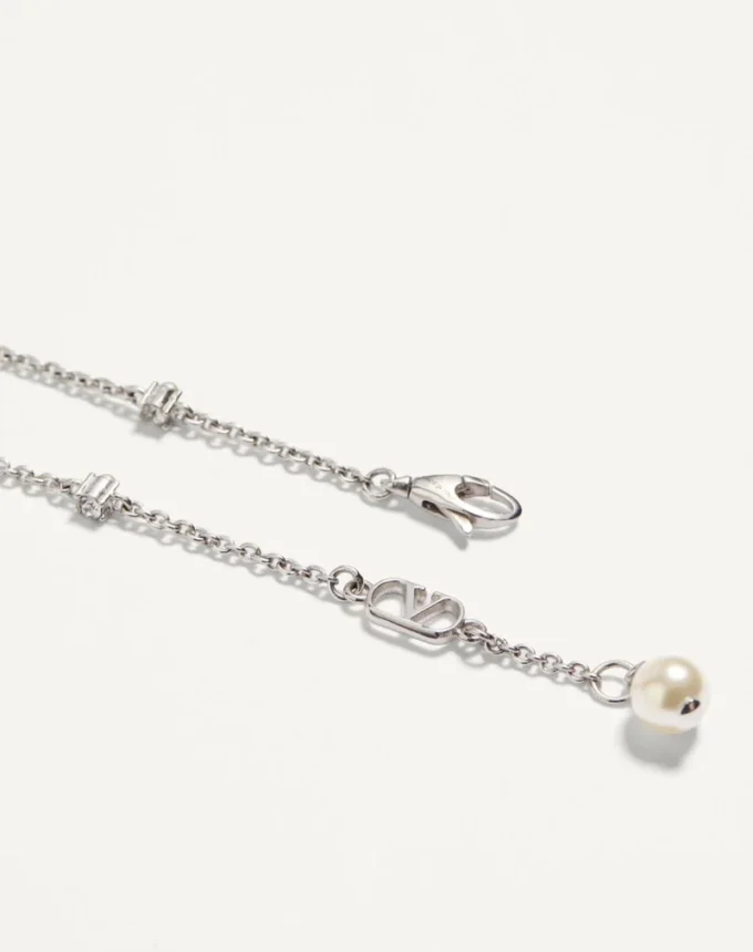 Brățară Vlogo Signature din metal, perle și cristale Swarovski® Brățară Vlogo Signature din metal, perle și cristale Swarovski®