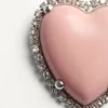 Broșă Coeur Hyperbole din metal, rășină și cristale Swarovski® Broșă Coeur Hyperbole din metal, rășină și cristale Swarovski®