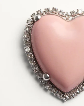 Broșă Coeur Hyperbole din metal, rășină și cristale Swarovski®