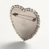 Broșă Coeur Hyperbole din metal, rășină și cristale Swarovski® Broșă Coeur Hyperbole din metal, rășină și cristale Swarovski®