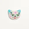 Broșă Le Chat De La Maison din țesătură jacquard cu broderie din mărgele de rășină