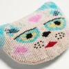 Broșă Le Chat De La Maison din țesătură jacquard cu broderie din mărgele de rășină