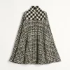 Cape din tweed geometric Cape din tweed geometric