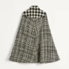Cape din tweed geometric Cape din tweed geometric