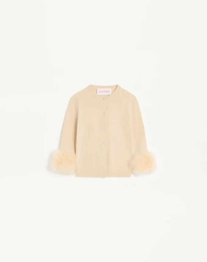 Cardigan cu pene Cardigan cu pene