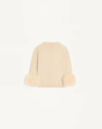 Cardigan cu pene