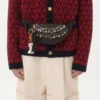 Cardigan din lână cu model Toute La V Cardigan din lână cu model Toute La V