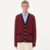 Cardigan din lână cu model Toute La V Cardigan din lână cu model Toute La V