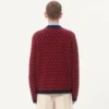 Cardigan din lână cu model Toute La V Cardigan din lână cu model Toute La V