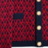 Cardigan din lână cu model Toute La V Cardigan din lână cu model Toute La V
