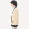 Cardigan din lână Valentino cu broderie VG Cardigan din lână Valentino cu broderie VG