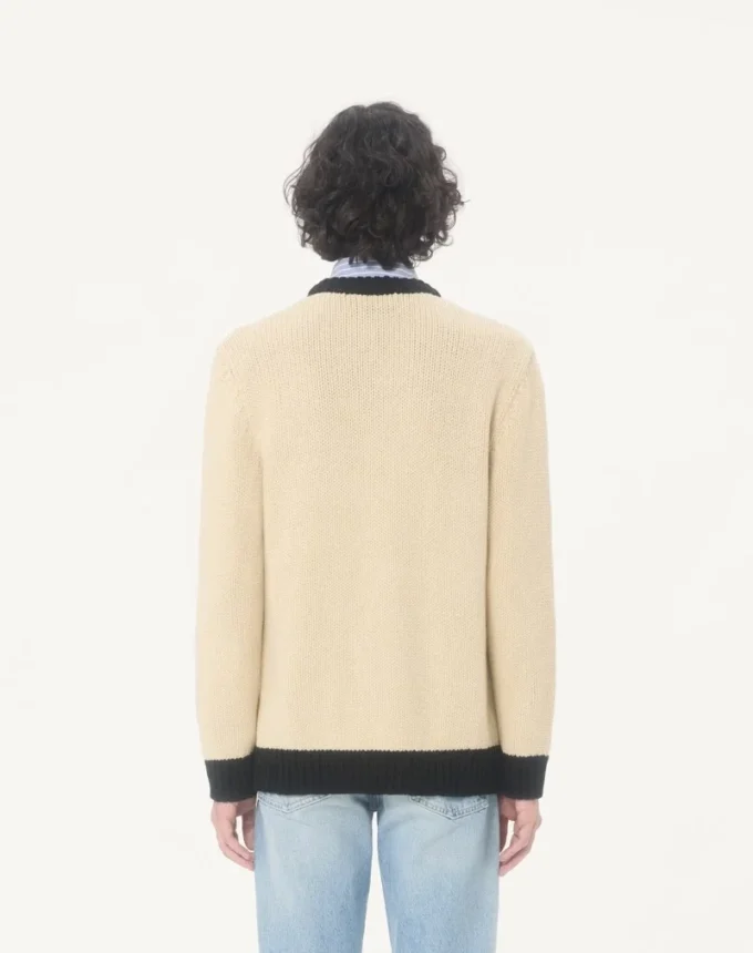 Cardigan din lână Valentino cu broderie VG Cardigan din lână Valentino cu broderie VG