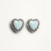 Cercei Coeur Hyperbole din metal, rășină și cristale Swarovski® Cercei Coeur Hyperbole din metal, rășină și cristale Swarovski®