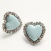 Cercei Coeur Hyperbole din metal, rășină și cristale Swarovski® Cercei Coeur Hyperbole din metal, rășină și cristale Swarovski®