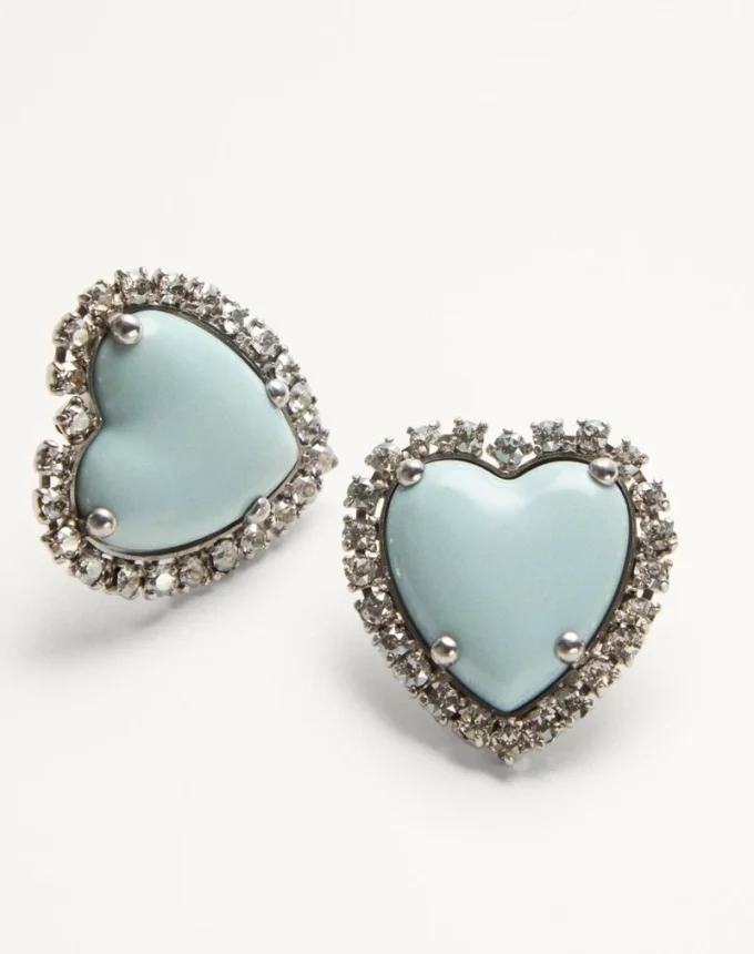 Cercei Coeur Hyperbole din metal, rășină și cristale Swarovski® Cercei Coeur Hyperbole din metal, rășină și cristale Swarovski®