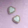 Cercei Coeur Hyperbole din metal, rășină și cristale Swarovski® Cercei Coeur Hyperbole din metal, rășină și cristale Swarovski®