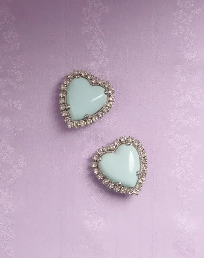 Cercei Coeur Hyperbole din metal, rășină și cristale Swarovski® Cercei Coeur Hyperbole din metal, rășină și cristale Swarovski®