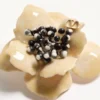 Cercei Fleur Lumineuse din metal, email și țesătură Cercei Fleur Lumineuse din metal, email și țesătură