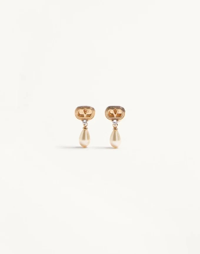 Cercei Ovalette din metal, perle și cristale Swarovski® Cercei Ovalette din metal, perle și cristale Swarovski®