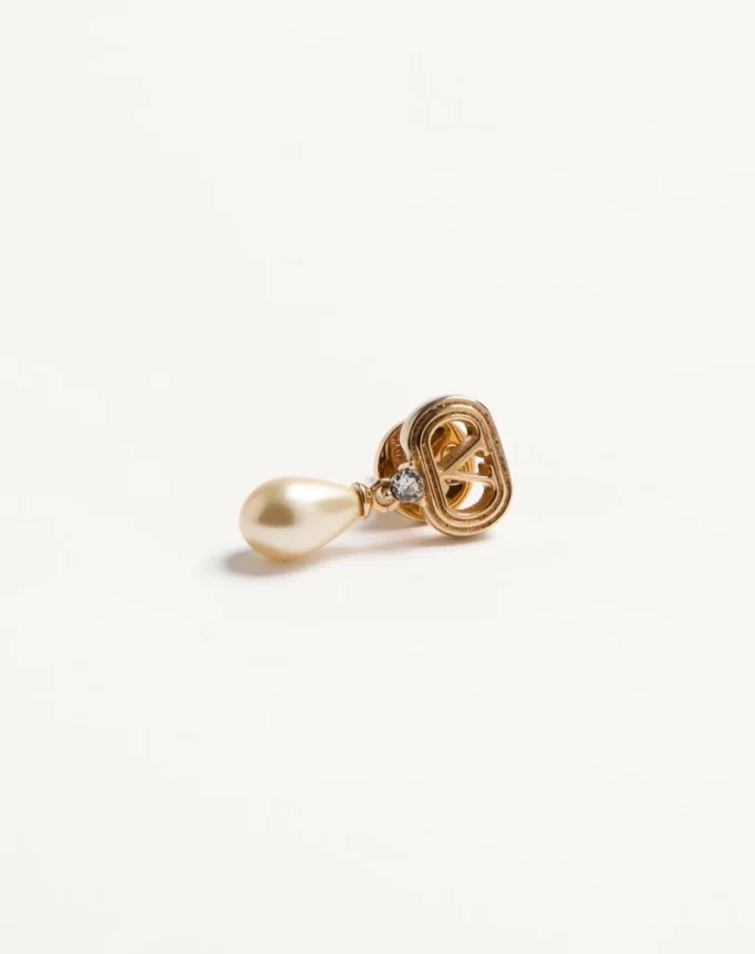 Cercei Ovalette din metal, perle și cristale Swarovski® Cercei Ovalette din metal, perle și cristale Swarovski®