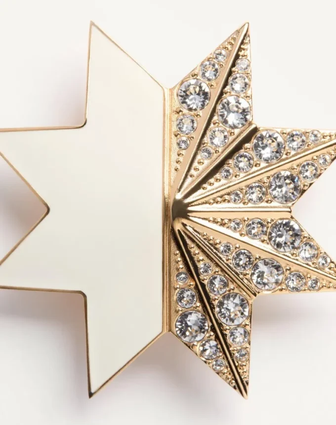 Cercei Pas Plus din metal, email și cristale Swarovski®