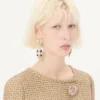 Cercei Pas Plus din metal, rășină, email și cristale Swarovski® Cercei Pas Plus din metal, rășină, email și cristale Swarovski®