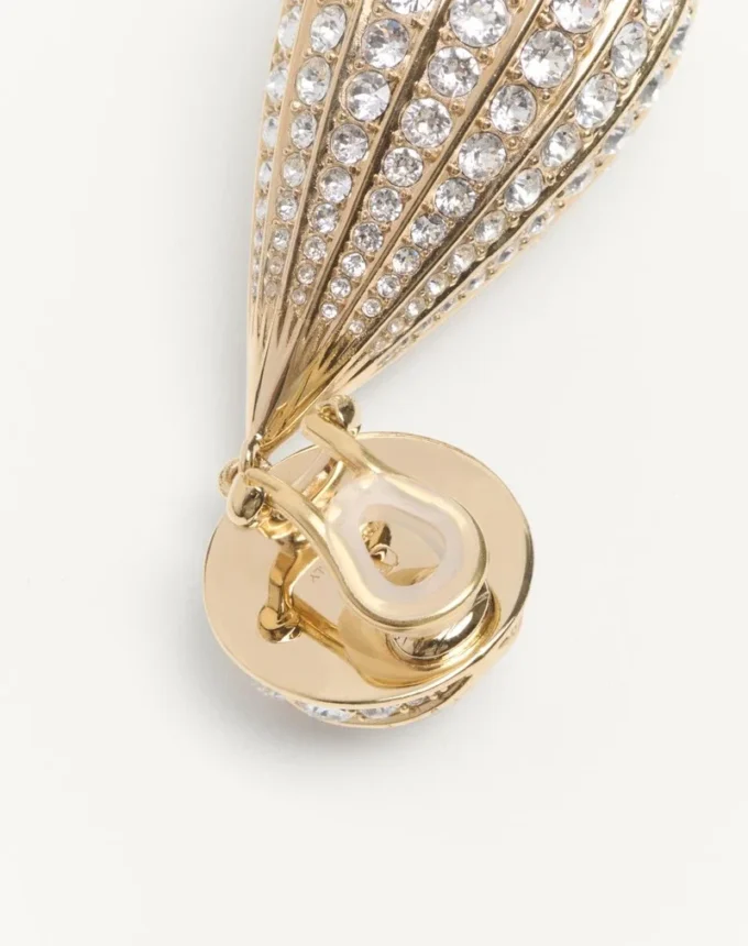 Cercei Poetique Des Gouttes din metal și cristale Swarovski®