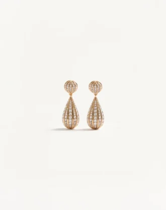 Cercei Poetiques Des Gouttes din metal și cristale Swarovski®