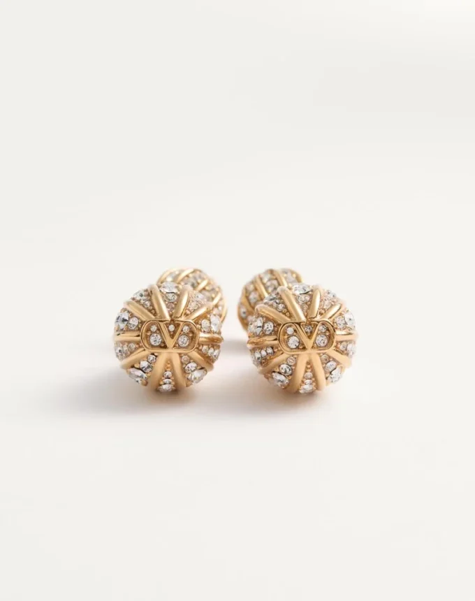 Cercei Poetiques Des Gouttes din metal și cristale Swarovski®