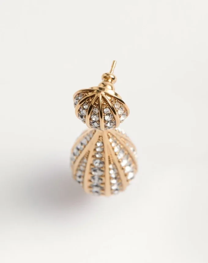 Cercei Poetiques Des Gouttes din metal și cristale Swarovski®