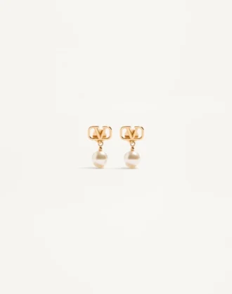Cercei Vlogo Signature cu perle Swarovski®