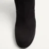 Cizme cu platformă Fawcette din piele crustată 90 mm Cizme cu platformă Fawcette din piele crustată 90 mm