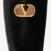 Cizme din piele de capră cu logo Vlogo 20 mm Cizme din piele de capră cu logo Vlogo 20 mm