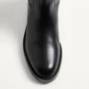 Cizme din piele de vițel cu logo VLogo Signature 30 mm Cizme din piele de vițel cu logo VLogo Signature 30 mm