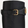 Cizme din piele de vițel cu logo VLogo Signature 30 mm Cizme din piele de vițel cu logo VLogo Signature 30 mm