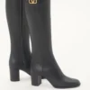 Cizme din piele de vițel cu semnătura Vlogo 70 mm Cizme din piele de vițel cu semnătura Vlogo 70 mm