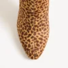 Cizme Hotty din piele de vițel cu efect de ponei, broderie florală și blană 100 mm Cizme Hotty din piele de vițel cu efect de ponei, broderie florală și blană 100 mm