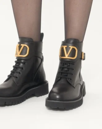 Cizme militare din piele de vițel Vlogo Signature 35 mm / 0,8 in.