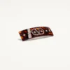 Clemă de păr Vlogo Signature din rășină, metal și cristale Clemă de păr Vlogo Signature din rășină, metal și cristale