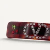 Clip pentru păr cu sigla Vlogo din rășină, metal și cristale Swarovski® Clip pentru păr cu sigla Vlogo din rășină, metal și cristale Swarovski®