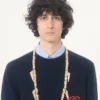 Cămașă din bumbac brodată cu logo Cămașă din bumbac brodată cu logo