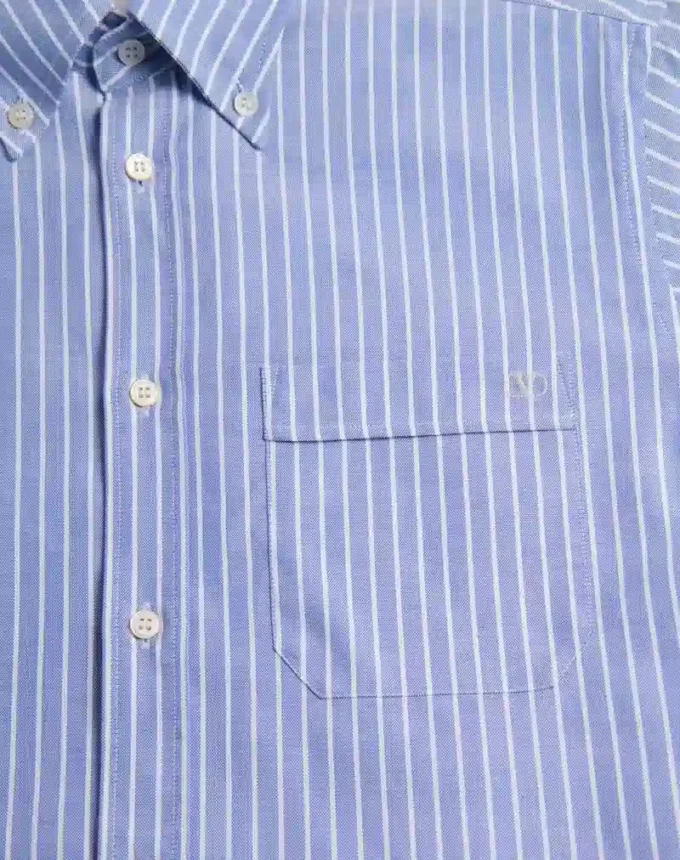 Cămașă din bumbac brodată cu logo Cămașă din bumbac brodată cu logo
