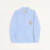 Cămașă din bumbac Oxford cu broderie florală Cămașă din bumbac Oxford cu broderie florală