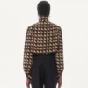 Cămașă din crep de Chine cu imprimeu Petit Charles