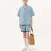 Cămașă din denim cu imprimeu floral Cămașă din denim cu imprimeu floral