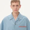 Cămașă din denim cu imprimeu floral Cămașă din denim cu imprimeu floral