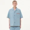 Cămașă din denim cu imprimeu floral Cămașă din denim cu imprimeu floral