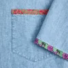 Cămașă din denim cu imprimeu floral Cămașă din denim cu imprimeu floral