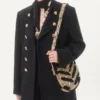 Cămașă din mătase crep de Chine cu guler eșarfă Valentino